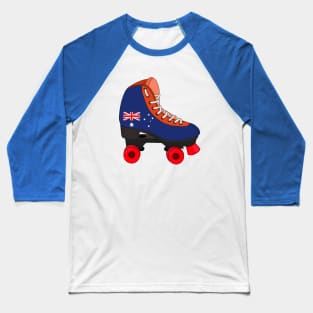 Roller Skating Australia Baseball T-Shirt